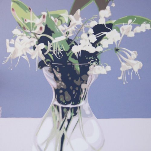 I fiori bianchi di tanti bei ricordi - 2024 - cm 90x90